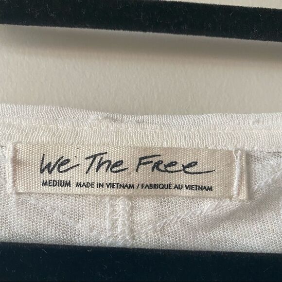 FREE People-Grand Slam Linen Blend Three-Quarter Sleeve Top (Size:Medium) - Picture 12 of 12